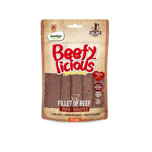 Dentalight Beefy Fillet Sığır Etli Köpek Ödül Maması 70 Gr - 1