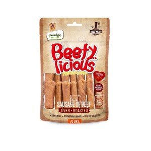 Dentalight Beefy Sausage Sığır Etli Köpek Ödül Sucuğu 70 Gr - Dentalight