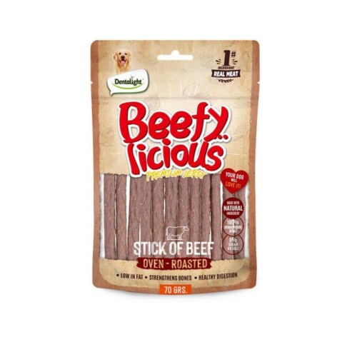 Dentalight Beefy Stick Sığır Etli Köpek Ödül Çubuğu 70 Gr - 1