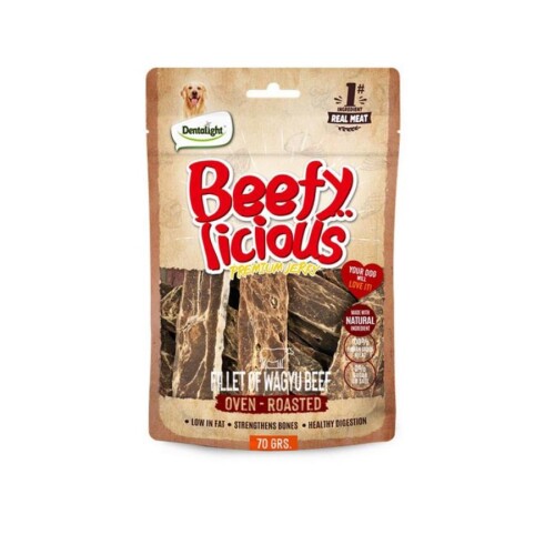 Dentalight Beefy Wagyu Sığır Etli Köpek Ödül Maması 70 Gr - 1