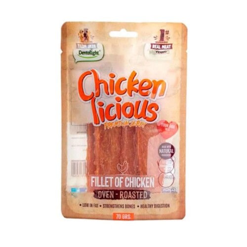 Dentalight Chicken Fillet Tavuk Etli Köpek Ödül Maması 70 Gr - 1