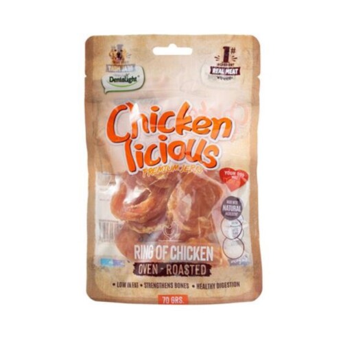 Dentalight Chicken Twist Tavuk Etli Köpek Ödül Burgu Çubuğu 70 Gr - 1