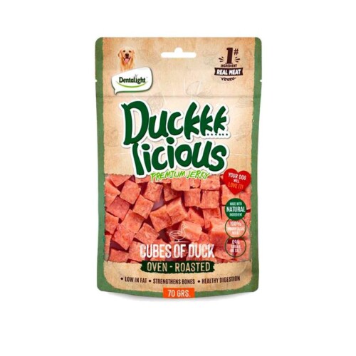 Dentalight Duck Cube Ördek Etli Köpek Ödül Küpleri 70 Gr - 1