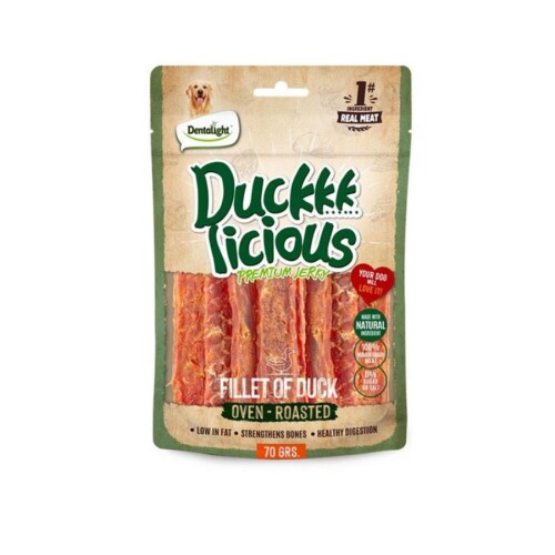 Dentalight Duck Fillet Ördek Etli Köpek Ödül Maması 70 Gr - 1
