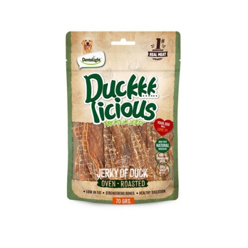 Dentalight Duck Jerky Ördek Etli Köpek Ödül Maması 70 Gr - 1