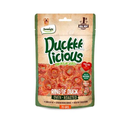 Dentalight Duck Ring Ördek Etli Köpek Ödül Halkası 70 Gr - 1