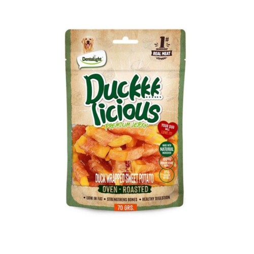 Dentalight Ördek Etli & Tatlı Patates Sarılı Köpek Ödül Maması 70 Gr - 1