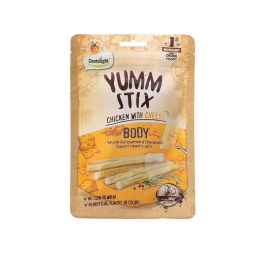 Dentalight Yumm Stick Body Tavuklu ve Peynirli Köpek Ödül Çubuğu 50 Gr - 1