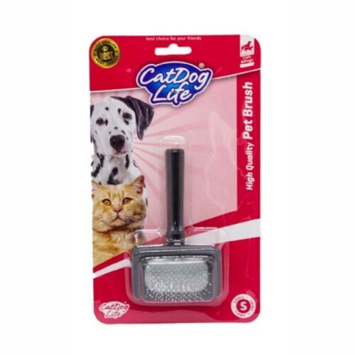 Doglife Kedi ve Köpekler İçin Ahşap Telli Fırça S - 1