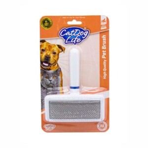 Doglife Kedi ve Köpekler İçin Telli Fırça M - Doglife