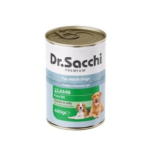 Dr. Sacchi Kuzu Etli Köpek Konservesi 400 Gr - Dr. Sacchi