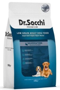 Dr. Sacchi Premium Düşük Tahıllı Ton Balıklı Yetişkin Köpek Maması 1,5 kg - Dr. Sacchi