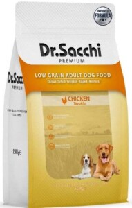 Dr. Sacchi Premium Düşük Tahıllı Tavuklu Yetişkin Köpek Maması 12 kg - Dr. Sacchi