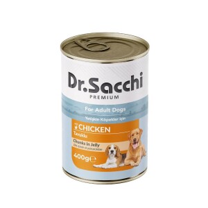 Dr. Sacchi Tavuklu Köpek Konservesi 400 Gr - Dr. Sacchi