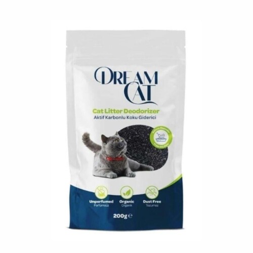 Dream Cat Aktif Karbonlu Kedi Kumu Koku Giderici 200 gr - 1