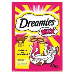Dreamies Biftek ve Peynirli Mix Kedi Ödülü 60 gr - Dreamies