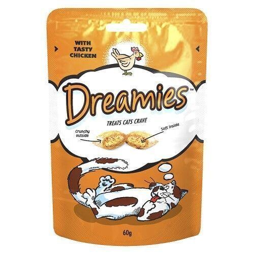 Dreamies İçi Dolgulu Tavuklu Kıtır Kedi Ödülü 60 gr - 1