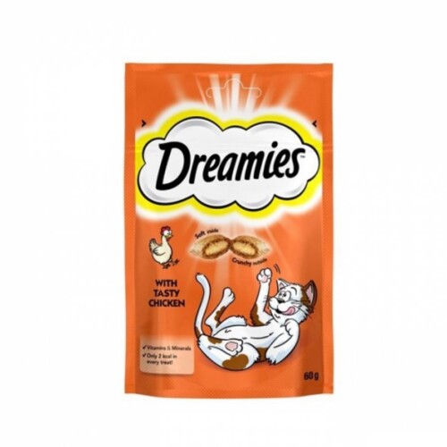 Dreamies İçi Dolgulu Tavuklu Kıtır Kedi Ödülü 60 gr - 1