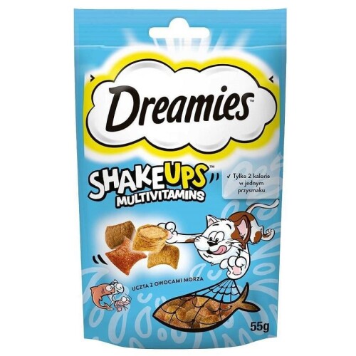 Dreamies Shake Ups Ton Balığı Somon Ve Karidesli Kedi Ödülü 55 Gr - 1