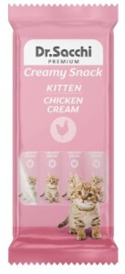 Dr.Sacchi Creamy Sıvı Tavuklu Yavru Kedi Ödülü 4 Lü - Dr. Sacchi