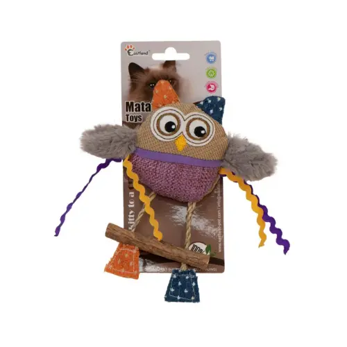 Eastland Catnipli Peluş Baykuş Kedi Oyuncağı 16 Cm - 1