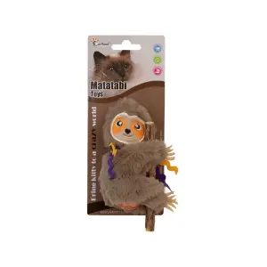 Eastland Catnipli Pembe Peluş Tembel Hayvan Kedi Oyuncağı 5.8 Cm - Eastland