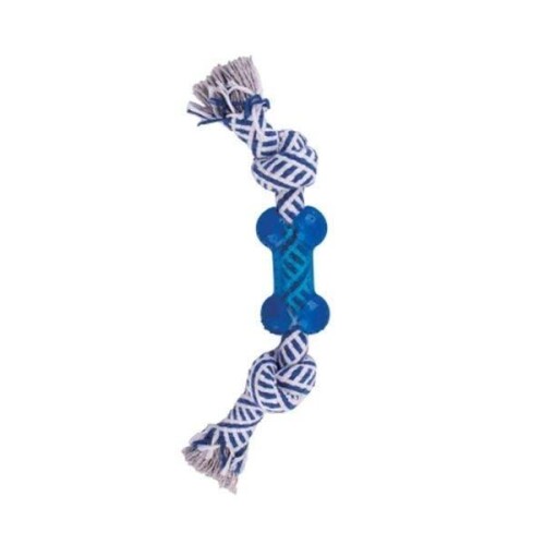 Eastland İpli Tpr Köpek Çiğ. Oyuncağı Kemik 24 cm - 1