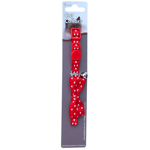 Eastland Kalp Desenli Papyonlu Kedi Boyun Tasması 20-25 Cm - 1