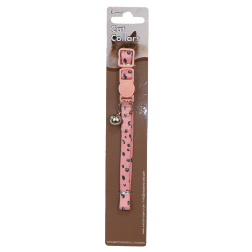 Eastland Klipsli Leopar Baskılı Kedi Tasması 22-30 Cm - 1