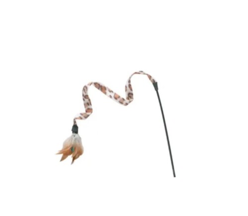 Eastland Leopar Desenli Tüylü Kedi Oltası 70 cm - 1