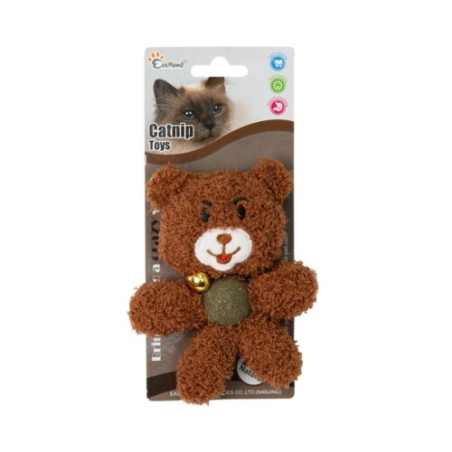 Eastland Peluş Zilli Kedi Otlu Kedi Oyuncağı - 1