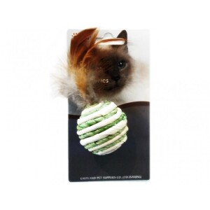 Eastland Tüylü Doğal Kedi Oyun Top 4,5 cm - Eastland