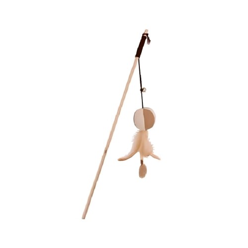 Eastland Tüylü ve Peluşlu Kedi Oltası Oyuncağı 46 cm - 1