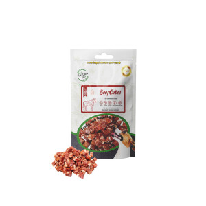 Eco Natura Pet Beef Cubes Yumuşak Biftekli Küp Köpek Ödülü 100 gr - Eco Natura