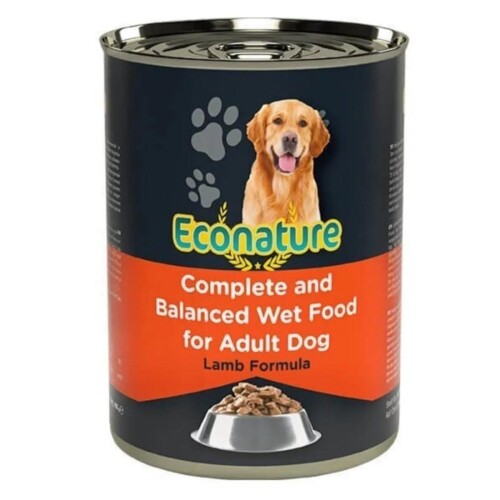 Econature Kuzu Etli Yetişkin Köpek Konservesi 400 gr - 1