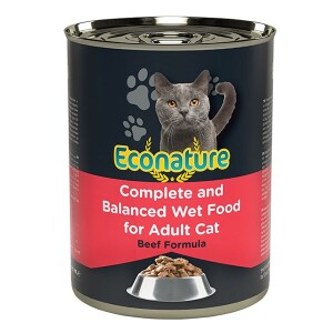 Econature Sığır Etli Yetişkin Kedi Konservesi 400 gr - Econature