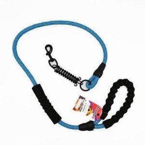 EuroDog Reflektörlü Köpek Gezdirme Tasması 14 Mm 120 Cm Mavi - EuroDog