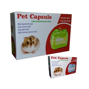 EuroGold Dream House Hamster Kafesi 34 x 23 x 29 Cm - EuroGold