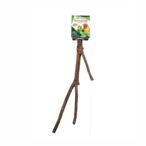 EuroGold Muhabbet ve Paraket Kuşları için Doğal Ahşap Tünek 25 Cm - EuroGold