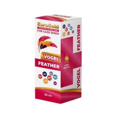 EuroGold Vogel Feather Kuşlar İçin Tüy Bakım Destekleyici Damla 50 Ml - 1