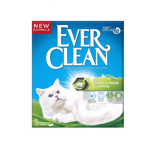 Ever Clean Extra Strong Kokulu İnce Taneli Topaklaşan Kedi Kumu 6 lt - 1