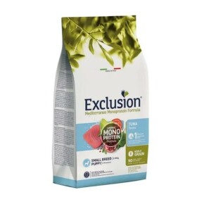 Exclusion Monoprotein Düşük Tahıllı Ton Balıklı ve Narlı Küçük Irk Yavru Köpek Maması 2 Kg - Exclusion
