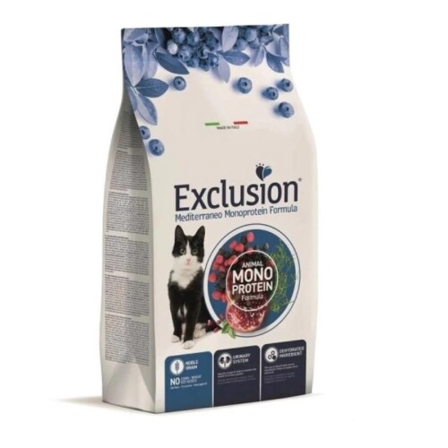 Exclusion Monoprotein Sığır Etli ve Narlı Düşük Tahıllı Yetişkin Kedi Maması 12 Kg - 1