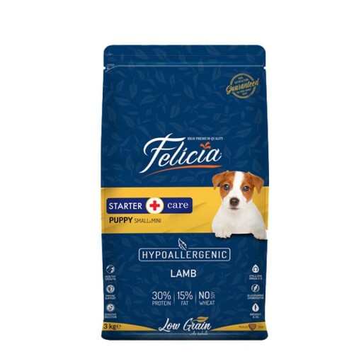 Felicia Kuzu Etli Küçük Irk Yavru ve Hamile Köpek Maması 3 kg - 1
