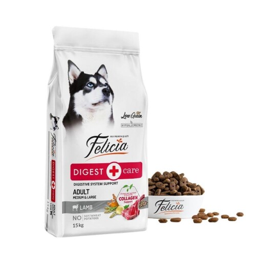 Felicia Kuzulu Pirinçli Düşük Tahıllı Hipoalerjenik Köpek Maması 15 kg - 1