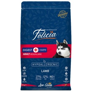 Felicia Kuzulu Pirinçli Yetişkin Düşük Tahıllı Hipoalerjenik Köpek Maması 3 kg - Felicia