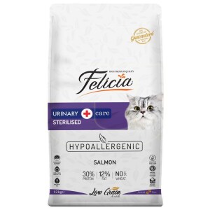 Felicia Light Somonlu Düşük Tahıllı Kısırlaştırılmış Kedi Maması 12 kg - Felicia