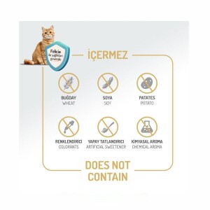 Felicia Tavuklu Düşük Tahıllı Yavru Kedi Maması 2 kg - 5