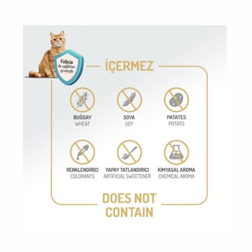 Felicia Tavuklu Düşük Tahıllı Yavru Kedi Maması 2 kg - 5