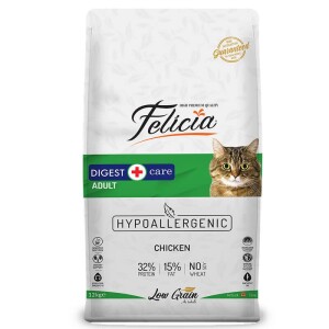 Felicia Tavuklu ve Hamsili Düşük Tahıllı Yetişkin Kedi Maması 12 kg - Felicia